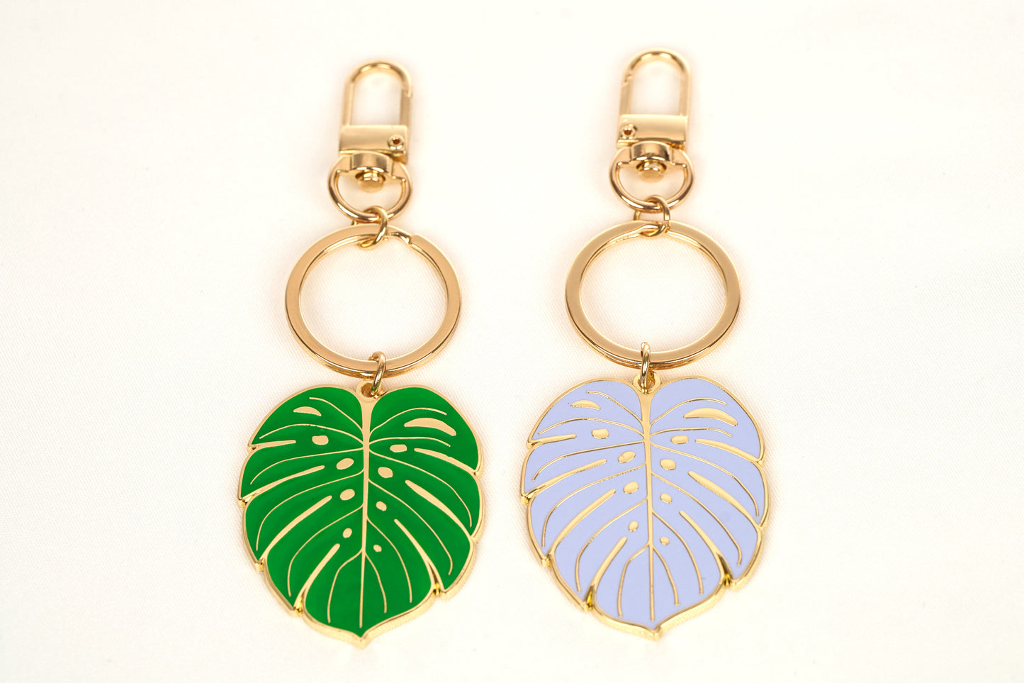 Monstera Keychain